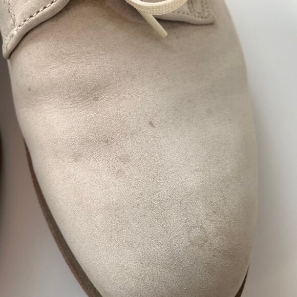 Allen Edmonds white bucks (Suede?) men's shoes, size 10-1/2 - Picture 8 of 12